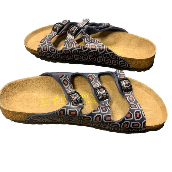 Birkenstock Papillio Sandals Size 40 US 9 Three Straps - Picture 2 of 4